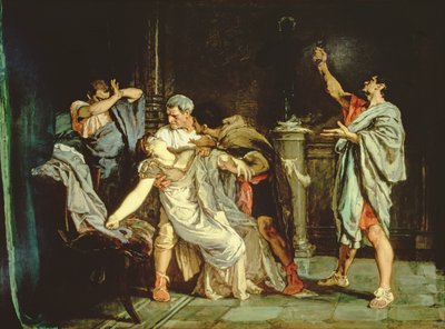 Death of Lucretia by Eduardo Rosales